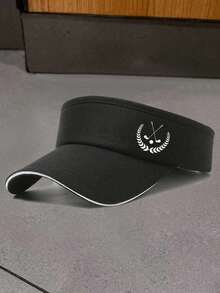Cappello, stile casual da esterno, moda unisex, stampa golf, tesa larga, berretto da golf, berretto sportivo, cappellino da baseball per maratona estiva, cappello da sole casual, stile minimalista, adatto per viaggi e attività all'aperto. Miglior regalo per golfisti, regali di compleanno e festività. - Multicolore - Visualizzare 2