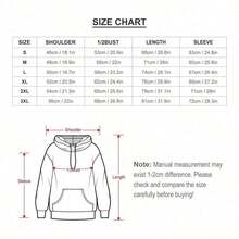 2026 AChristmas Outfit WomenWomen's Heavyweight Hoodie - Gothic Love Me Like My Demons Print Sweatshirt, Loose Fit Pullover Hoodie With Pocket & Drawstring Hood, Long Sleeve Winter Sweater For WomenLoose And Comfortablewinter Clothes For Women - 黑色 13 - 查看 3