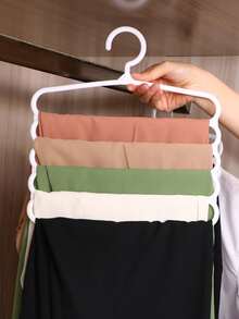 1pc Multi-Function Hanger That Keeps Pants And Scarves Organized, Premium Closet Organizer For Dorms And Home, Frame For Long-Lasting Use, Lightweight And Easy To Install, Reduces Clutter, Prevents Slips And Creases, Maximizes Closet Space, Ideal For Travel And Small Apartments