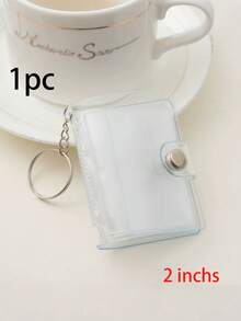 Shiny Mini DIY Photo Album With Keychain, Holds 16 Photos (1/2 Inch), For Storing Mementos And IDs. Student Backpack Insert Photo Album, Photo Organizer, Photo Card Holder, Minimalist Portable, Suitable As Wedding, Anniversary, Birthday And Valentine's Day Gift - Multicolor - View 19