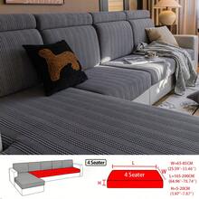 1pc Premium Luxury Soft Sofa Slipcover, Stays Firmly In Place Without Falling Off Or Deforming, High Elasticity Soft Plush Fabric, Pet-Friendly, Machine Washable