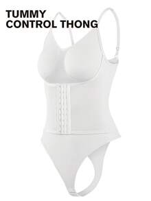 Women's Fashion Waist Cincher Seamless Jumpsuit - Fully Covers Bulges, Shapes Perfect Figure, Suitable For Daily Wear, Parties, Women's Underwear And Shapewear - White - View 6