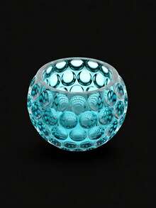 DIY圆形波点烛台硅胶模具、手工多肉植物花盆模具、石膏模具、水晶环氧树脂模具、收纳盒 - 白色 - 查看 5