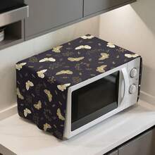 1 Piece Microwave Oven Or Oven Dust Cover, Printed With Various Decorative Dust Covers For Household Appliances,Women's Day,Travel Essentials,Wedding Favours,Y2k,Bedroom,Car Accessories Women,Kitchen Decor,Wedding,Y2k,Party - Multicolor - View 10