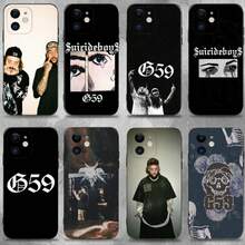 Rap Group S--S G59 Phone Case For IPhone 16,15,14,13,12,11 Plus,Pro Max,XS,X,XR,SE,Mini,8,7,Soft Silicone Black Cover.Christmas Accessories. - z5 - 查看 1