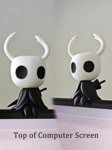 1pc Hollow Knight Game Character Cute Figurine, Collectible Decoration Suitable For Car/Desktop/Home, Made Of PVC Material, Can Be Used As Ornament Or Gift/Collection, Also Suitable For Garden Decoration