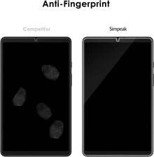 Simpeak 2 Piezas Protector Pantalla Compatible con  Galaxy Tab A11\/ A9 8.7", Mica Tablet HD Cristal Película Templado Premm Complet Compatible con Galaxy Tab A11\/ A9 [No Bubble][Anti-Huella] - negro - Ver 2