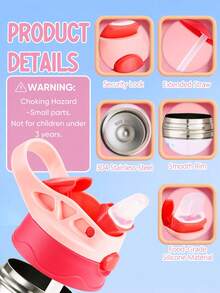 1pc Custom Name Stainless Water Bottle With Silicone Straw, Custom Water Bottle, 12oz - 350mL, Personalized Name Insulated Cup, Personalized Stainless Water Bottle, Custom Names Insulated Leak Proof Lid, 5 Colors Available, Stainless Cup, Stainless Bottle, Spill-Proof Lid, First Day Of School, Back To School Gift, Water Bottle For Party, Travel, School, Ideal Gift For Birthday, Graduation, Water Bottle Gift For Boys, Girls, Teenagers,Multi-Functional,Ornamental,Letter,Stylish,Baby Fashion,Soft Squishy,Colorful,Casual,Cute,Kawaii,Adorable,Unique,Customized,Baby Gifts,Cutebaby,Ideal Gifts For Him,Ideal Gifts For Her,Family,Friends,Daughter,Son,Her,For Children's Day,Cutlery Set - 海洋動物 - 查看 7