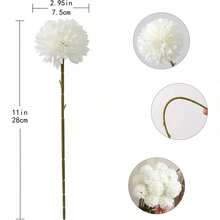 25 Stücke künstliche Dahlie & Lavendel farbige Fake Rosen Stiele, geeignet für DIY Hochzeitsdekoration Tischgestecke, Sträuße und Körbe - Verschiedenfarbig - Übersicht 4