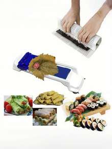 1pc Handheld Vegetable & Meat Roller, Household Kitchen Sushi Roller, Multi-Purpose Veggie Meat Rolling Tool, Creative Kitchen Gadget For Easy Food Rolling - Multicolor - View 4