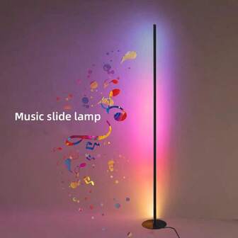 Corner Floor Lamp Smart RGB LED Corner Lamp With App And Remote Control, 16 Million Colors & 68+ Scene, Music Sync, Timer Setting - Ideal For Living Rooms, Bedrooms, And Gaming Rooms