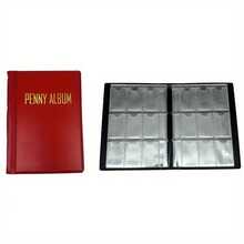 1 Heavy Duty PVC Coin And Stamp Album Binder With 108 Pockets - Graduated Cover With Label Pages For Collecting Currency, Medals, Tokens - Durable Coin Collection Organizer - màu đen - Xem 7