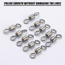 Heavy Duty Fishing Swivel, 8-Shaped Ring, Suitable For Saltwater And Freshwater Fishing Gear - Dark Grey - View 2