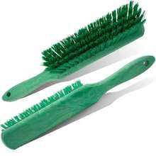 Carlisle FoodService Products Cepillo para Polvo de poliéster para Fregar, Cepillo para Polvo de mostrador para Limpieza, 8 Pulgadas, Color(Verde 1) - Multicolor - Ver 2