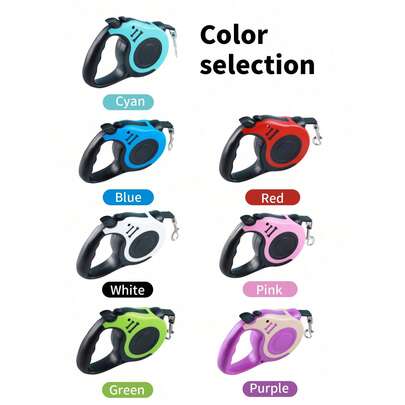 BVEOYPET 1Pc 3m 5m Dog Leash For Small Dogs Cat Automatic Retractable Durable Nylon Lead Puppy Outdoor Travel Walking Hiking Traction Rope