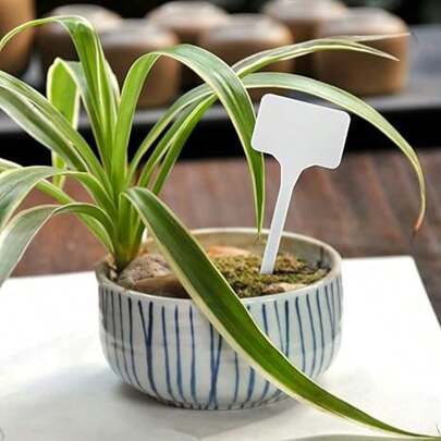 20pcs Garden Markers - Durable Plastic Plant Labels For Outdoor Gardening & Lawn Care
