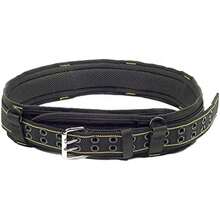 Cinturón de herramientas acolchado de 3 pulgadas para trabajo pesado (amarillo y negro) - Cinturón de herramientas pequeño - Ver 1