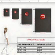 1pc, Frameless Modern Art Poster Canvas Painting Art For Living Room Modern Canvas Poster For Bedroom And Living Room Decoration Paintings No Frame