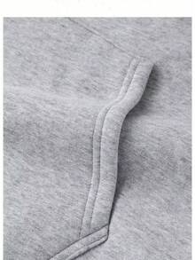 Sudadera con capucha para hombre, otoño/invierno, talla pequeña, con estampado de notas musicales. Sudadera informal holgada negra. Lavable a máquina. Ropa informal J. Estilo musical. Tejido cómodo. Sudadera con capucha estilo urbano. Ideal para regalar. - Gris - Ver 5