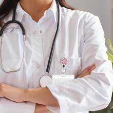 1pc (Lanyard + Badge Clip) Minimalist Leopard Print Pattern Lanyard For Nurse Office ID Badge, Versatile Detachable Nurse ID Badge Holder, Retractable Badge Reel With Rotating Clip, Office Name Card Holder, Medical Assistant Badge Accessory, Suitable For Nurses, Teachers, Students, Youths, Office Workers (Leopard Print Series) - Multicolor - View 6