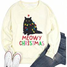 FLOYU - Sudadera de Navidad para gatos - Beige+XL - Ver 4