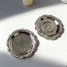 1pc Vintage Style Jewelry Display Tray, Versatile For Holding Rings And Earrings. An Ideal Holiday Gift, Perfect For Adorning Fashionable Vanity And Bedroom, Or As An Office Organization Solution. A Unique Gift For Both Men And Women - Elevate Your Space With This Elegant Accessory. - Many - View 5