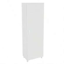 MOBI Alacena de Madera para Cocina Helsinki - 1 Puerta 3 Estantes Color Blanco - Largo 46cm x Alto 142cm - Mueble para Almacenamiento de Despensa - Multicolor - Ver 3