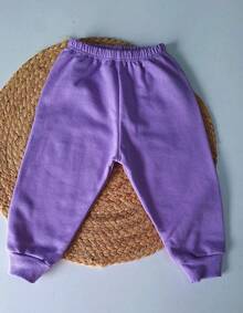 Conjunto de Moletom peluciado por dentro para bebê/meninas Infantil - Lavanda - Visão 6