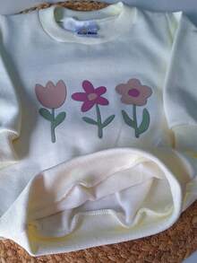 Conjunto de Moletom peluciado por dentro para bebê/meninas Infantil - Lavanda - Visão 5