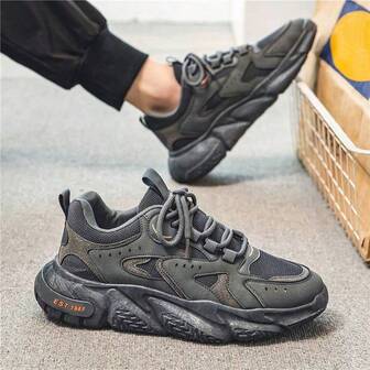 男士春季时尚百搭休闲运动鞋，运动厚底运动鞋