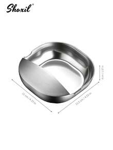 shoxil 1个304不锈钢勺架、铲架、筷架，288克，防止铲子倾斜，重心稳定，拉丝表面，保持炉灶台面清洁，适用于厨房和餐厅。 - 銀色 - 查看 7