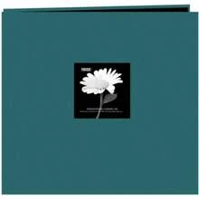 Pioneer 12 Inch by 12 Inch Postbound Fabric Frame Cover Memory Book, Dreamy Pink(30.5 x 30.5 cm Majestic Teal) - Multicolor - Ver 2