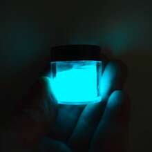 Dofuny 10G Nail Art Polish Gel Luminous Phosphor Powder Glow In Dark Fluorescent Nail Pigment For Jewelry Making Epoxy Resin Blue Green Luminous Powder - Apricot - View 10