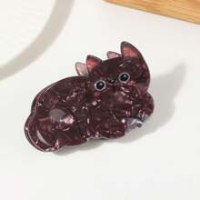 1pc High-End Cute Cat Clip Personality  Claw Clip Cartoon Design Back Of Head Shark Clip - T3893-04 - Xem 7