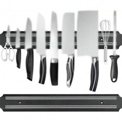 Magnetic Knife Holder For Wall | Magnetic Knife Rack For Tools And Knives | Bar Knife Magnets For Walls, Multipurpose Magnetic Knife Strip Kitchen Knife Holder For Storage Kitchen Garage Studio Tool