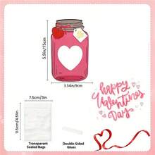 25/50pcs Valentine's Day Greeting Cards, Happy Valentine's Day Cards, Fun Classroom Valentine's Gifts, School Valentine's Gift Exchange Cards, Small Business Supplies (No Candies, Includes 1 Roll Of Tape) - Multicolor - View 10