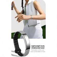 Bewinner Pulsera Inteligente Banda de Actividades Portátiles y Rastreadores de Acondicionamiento Físico Seguimiento del Sueño Prueba de Agua Múltiples Modos de Movimiento Smart Negro - Tipo de Enchufe A USA (110-127V) - Ver 3