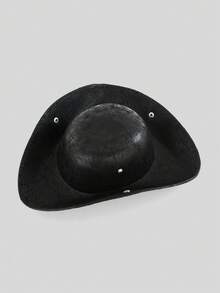 1pc Brown Leather Sailor Pirate Hat, Fashion Captain Hat For Party, Performance, Costume, Masquerade,Summer,Beach - Pirate Hat - View 3