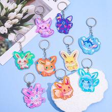 pocket monsters 1个/9个宝可梦系列钥匙扣，时尚百搭的钥匙扣、包包配饰和时尚百搭的吊坠