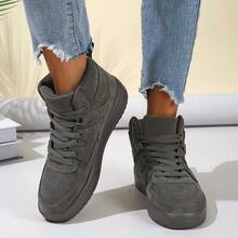 女士复古风运动鞋，厚底设计，透气材质，休闲百搭，适合日常出行