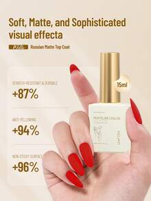 XEIJAYI 3瓶15毫升装俄罗斯哑光凝胶指甲油底油，二合一持久UV卸甲油 - 無色 - 查看 6