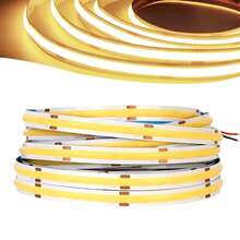 LUCASA Tira Led Cob 5m 480 Leds 3528 Interior 12v LUZCASA - luz blanca cálida - Ver 7