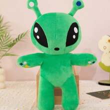 Sản phẩm mới năm 2025 - Búp bê nhồi bông người ngoài hành tinh mắt to màu xanh lá cây, gối ôm ngủ ngộ nghĩnh dành cho bé trai và bé gái, quà tặng sinh nhật. - Nhiều màu - Xem 8