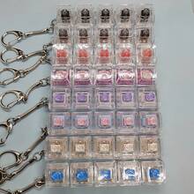 1 móc khóa bàn phím - Đồ chơi giảm căng thẳng, đồ chơi bóp để bàn dành cho người lớn, lựa chọn quà tặng tối giản. - Nhiều màu - Xem 1