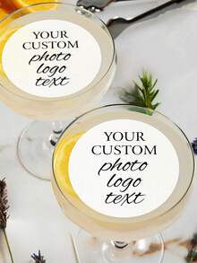 Individuelle Foto Geburtstag ESSBARE Waffel Getränke Topper, Cocktail Topper, individuelle essbare Getränke Topper, Geburtstags Party Getränke Topper, Getränke Topper