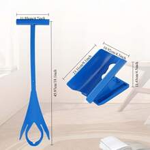 符合人体工学的穿鞋辅助工具套装：站立式穿鞋辅助底座和可调节长鞋拔——防滑塑料设计，无需弯腰即可穿鞋，适合老年人、孕妇、残疾人士使用，是居家、办公和旅行的理想之选。感恩节和圣诞节的完美节日礼物。