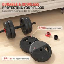 Adjustable Dumbbell Set 20 30 40 55 60 70 80 90 Lbs Free Weights With Connector 2 In 1 Dumbbell Barbell Kettlebell For Home Gym Workout Strength Training For Men Women - 1 - 查看 3