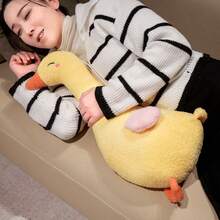 1 st söt glad kyckling anka gås tyg plysch kudde, vardagsrumssoffa liten djurkudde, sovrum sängkudde för flickor och pojkar - Multifärgad - Visa 10