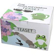 PZW Teapot and Teacup Frog Japanese tea set Tea Service Set Ceramic Tea Pot ?? OZ 2-Piece Tea Cups (?OZ) (tea pot? 2 tea cup)2537 - Verde - Ver 9