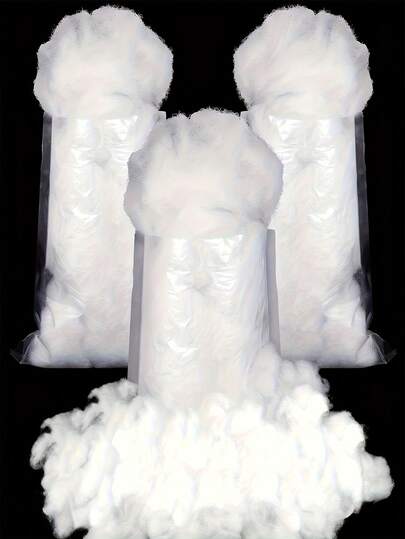 DIY Plush Making With Polyester Fiber Filling, 50g White Premium Stuffing For Handcrafted Gifts, Hypoallergenic 15D Poly Fiber Filling For Amigurumi, Crafts & Decorations